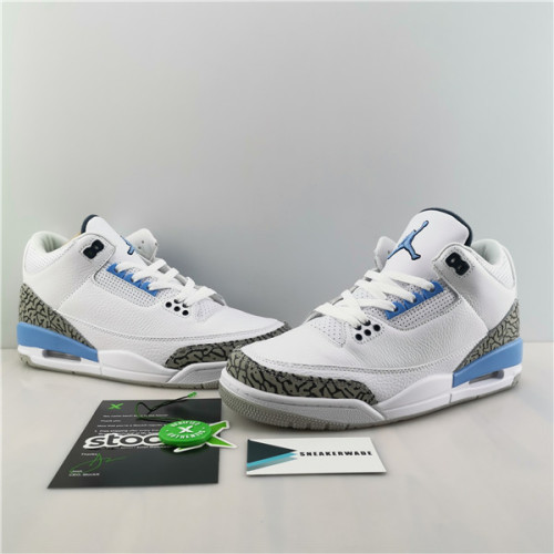 Jordan 3 Retro UNC (2020)     CT8532-104