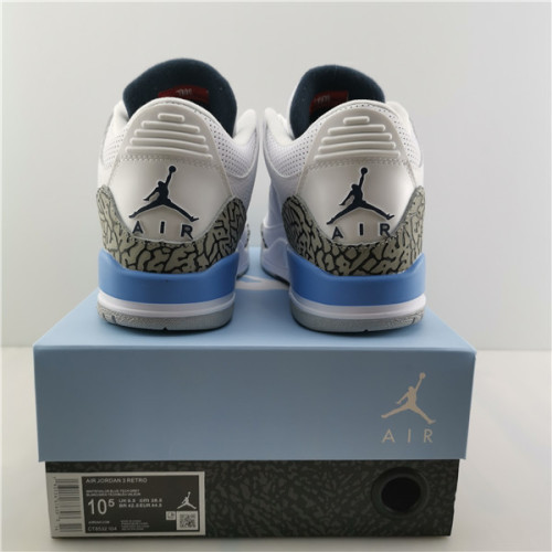 Jordan 3 Retro UNC (2020)     CT8532-104