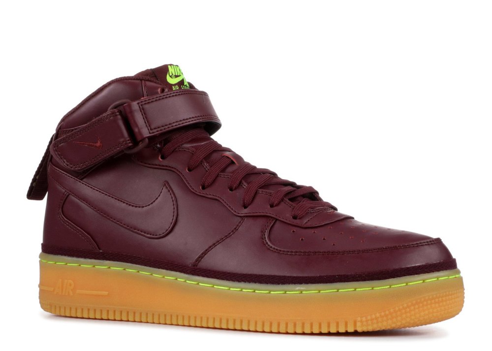 AIR FORCE 1 '07 MID LV8  NIGHT MAROON