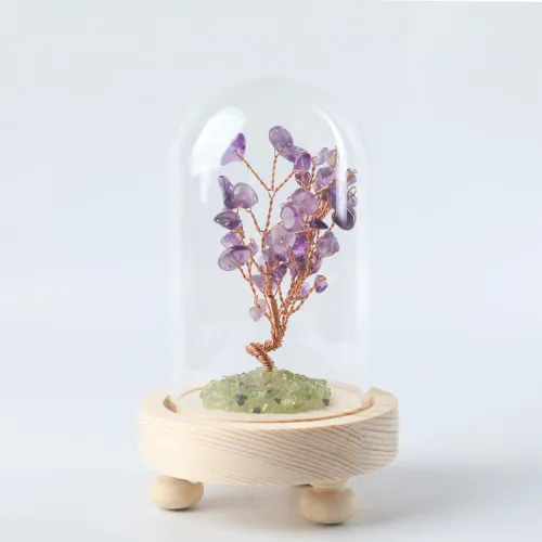 Crystal wishing tree decorations
