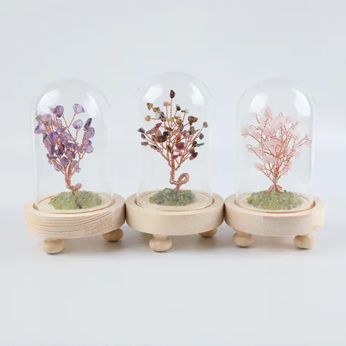 Crystal wishing tree decorations