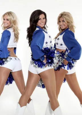 Womens Dallas Cowboys Cheerleader Halloween Costume Blue