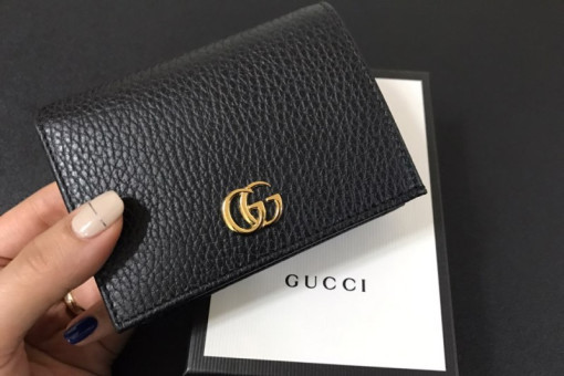 구찌 [GG 마몽] 가죽 카드 케이스 (3 Colors) 456126 CAO0G 1000