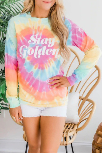 Stay Golden Tie-dye Sweatshirt