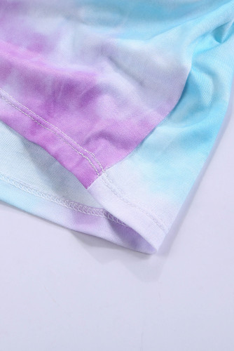 Magic Maker Purple Multi Tie Dye Dress
