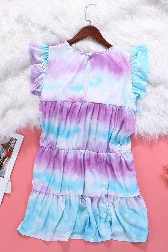 Magic Maker Purple Multi Tie Dye Dress
