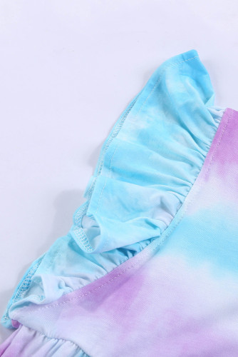 Magic Maker Purple Multi Tie Dye Dress