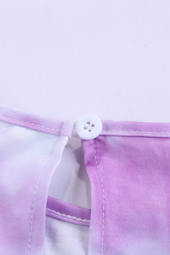 Magic Maker Purple Multi Tie Dye Dress