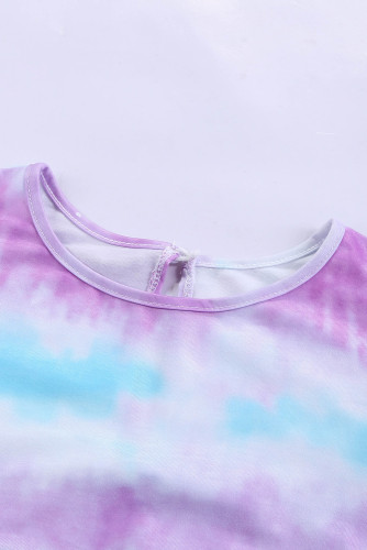 Magic Maker Purple Multi Tie Dye Dress