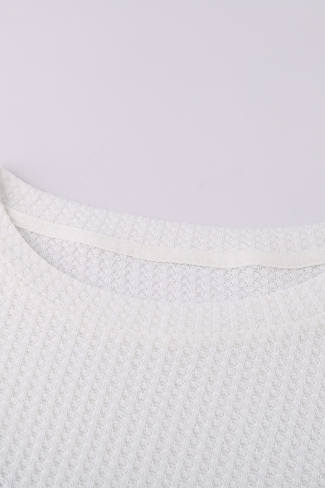 Blue Colorblock Leopard Patchwork Knit Top