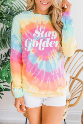 Stay Golden Tie-dye Sweatshirt