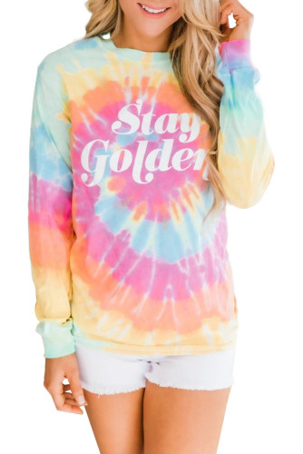 Stay Golden Tie-dye Sweatshirt