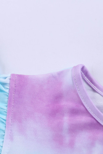Magic Maker Purple Multi Tie Dye Dress