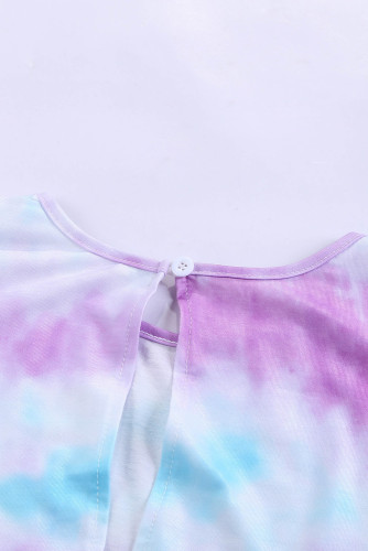 Magic Maker Purple Multi Tie Dye Dress