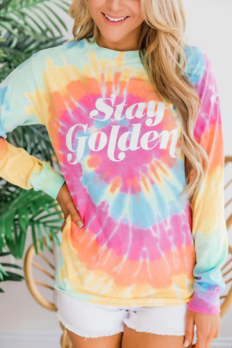 Stay Golden Tie-dye Sweatshirt