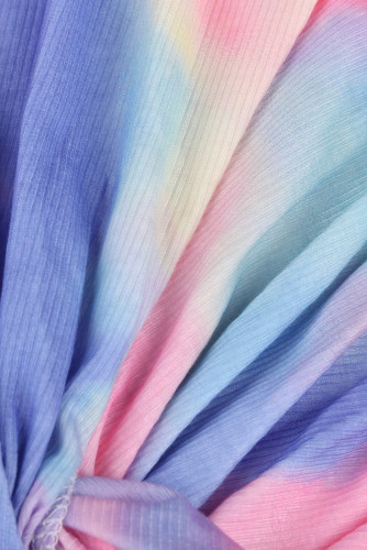 Tie Dye Twist Detail Tank Top