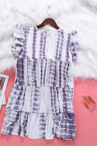 Magic Maker Grey Multi Tie Dye Dress