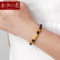 The gold PI xiu bracelet for men
