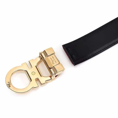 FERRAGAMO Ferragamo belt new casual leather double-sided men's belt 3.5CM
