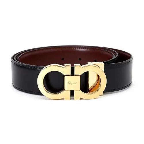 FERRAGAMO Ferragamo belt new casual leather double-sided men's belt 3.5CM