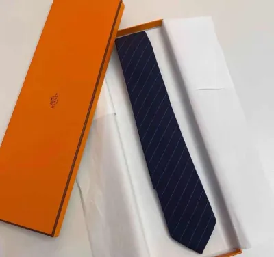[Support identification] genuine purchasing hermes/hermes tie formal men's business silk H silk