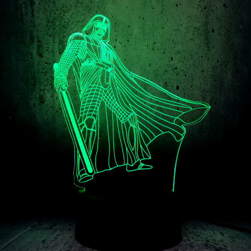 wonderful Star War Darth Vader Anakin Black Knight 3D LED Lamp Color Change NIght light party decoration boys cool gifts
