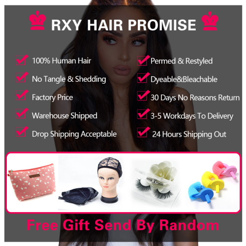Straight Full Lace Human Hair Wigs Pre Plucked With Baby Hair Malaysian Remy Hair Full Lace Wigs For Women RXY Black Hair Wig
