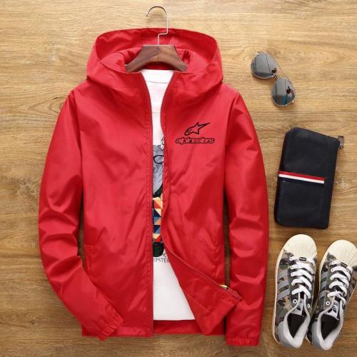 Alpinestars Jacket Men's Windbreaker 2020 SpringAutumn New Alpine Star Jacket Men's Windbreaker Pilot Hooded Jacket Male 6XL 7XL