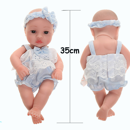 30cm Lovely Baby Dolls Reborn Full Soft Silicone Realistic Reborn Baby Body Lifelike Alive Babies Toys For Girls Kids Gift Dolls