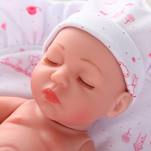 30cm Lovely Baby Dolls Reborn Full Soft Silicone Realistic Reborn Baby Body Lifelike Alive Babies Toys For Girls Kids Gift Dolls