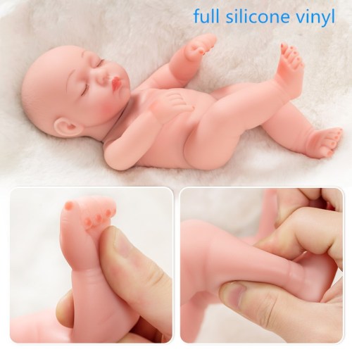 30cm Lovely Baby Dolls Reborn Full Soft Silicone Realistic Reborn Baby Body Lifelike Alive Babies Toys For Girls Kids Gift Dolls