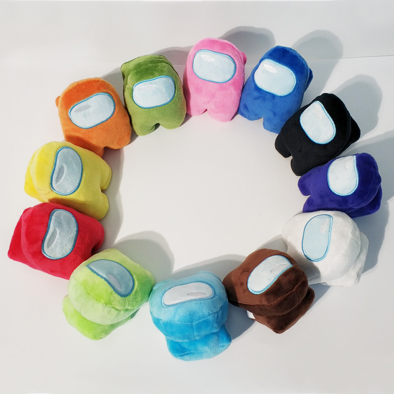 10CM Among Us Game Plush Dolls Cartoon Pillow Toys Anime Figure Multicolor Doll Chirldren Aciton Figure Model Christmas Gifts