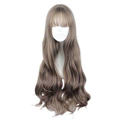 MCOSER 70CM Japan and South Korea Synthetic Hair Air Bang Mix Color Harajuku Cosplay Wig 100% High Temperature Fiber