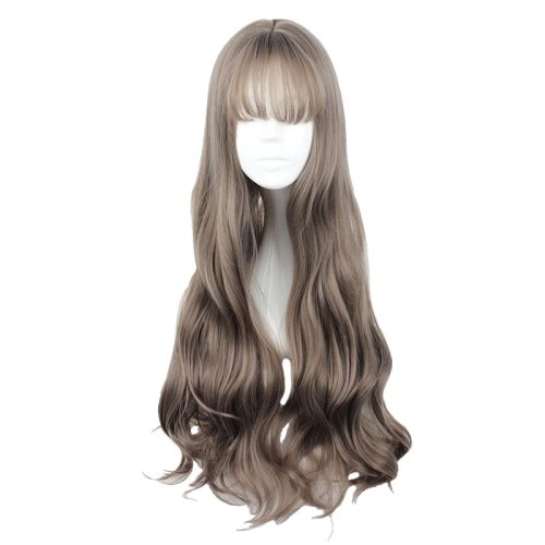 MCOSER 70CM Japan and South Korea Synthetic Hair Air Bang Mix Color Harajuku Cosplay Wig 100% High Temperature Fiber