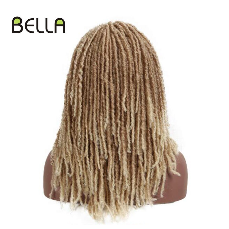 Bella Synthetic Wig For Black Women 22 Crochet Wig Braids Twist Jumbo Dread Faux Locs Long Afro Wig Dreadlock Hair Braiding Wig