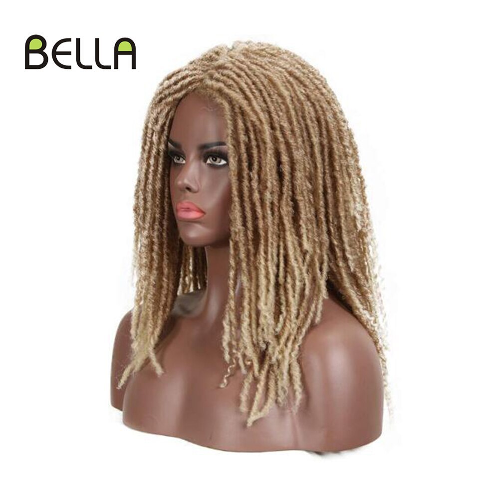 Bella Synthetic Wig For Black Women 22 Crochet Wig Braids Twist Jumbo Dread Faux Locs Long Afro Wig Dreadlock Hair Braiding Wig