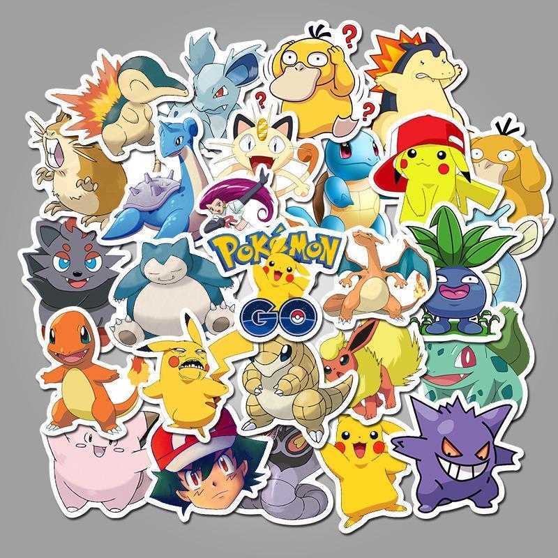 Pokemon Pet Cartoon ( 50 Pcs )