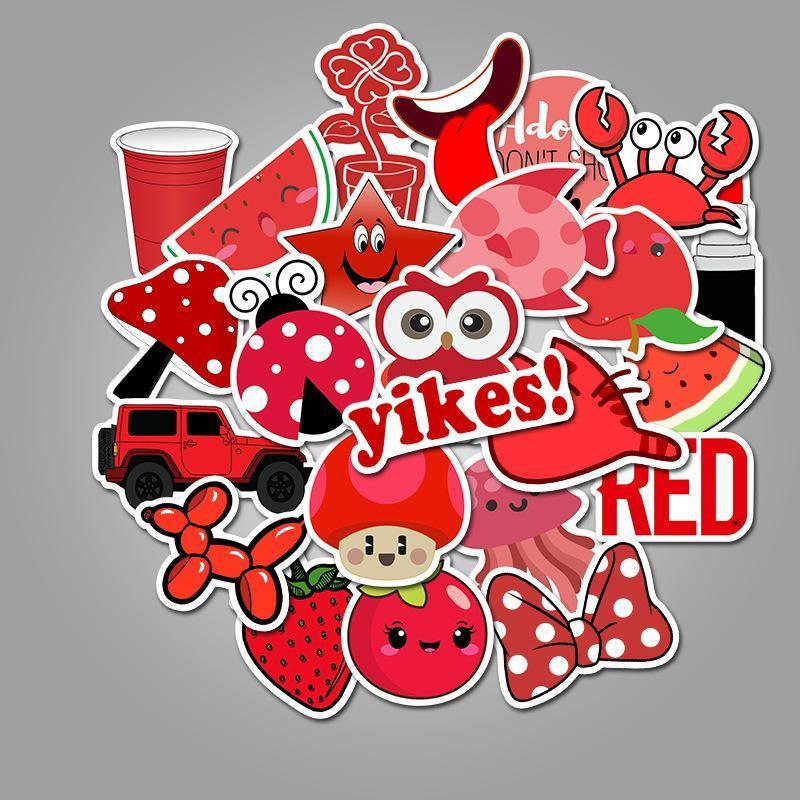 Red Cartoon ( 50 Pcs )
