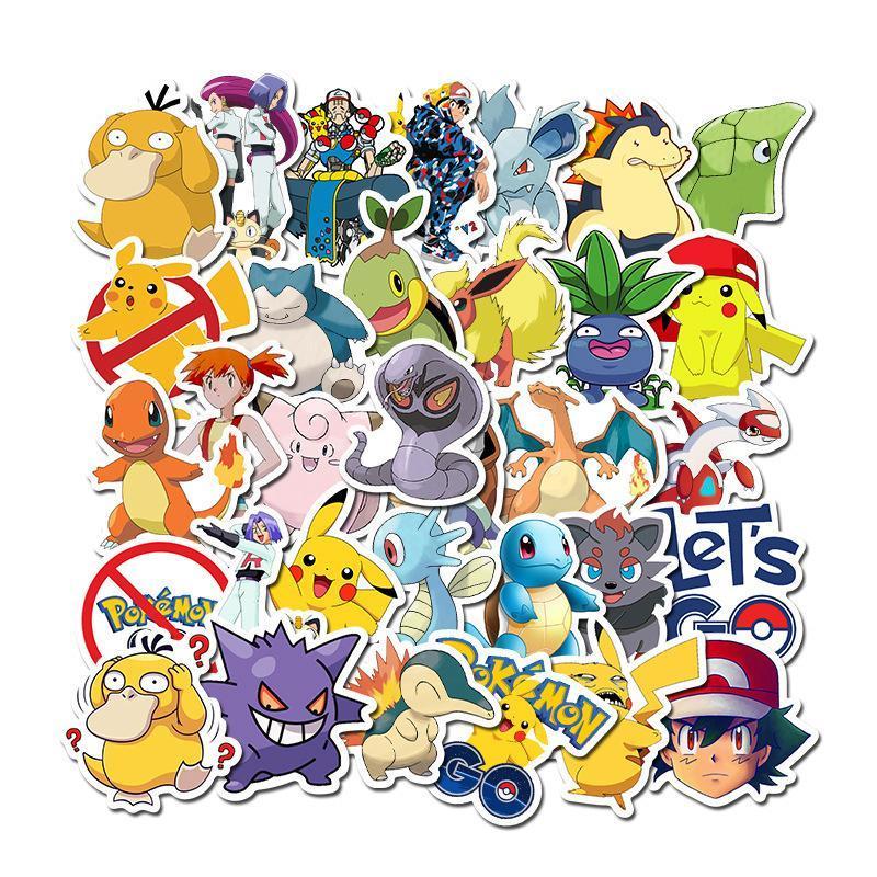 Pokemon Pet Cartoon ( 50 Pcs )