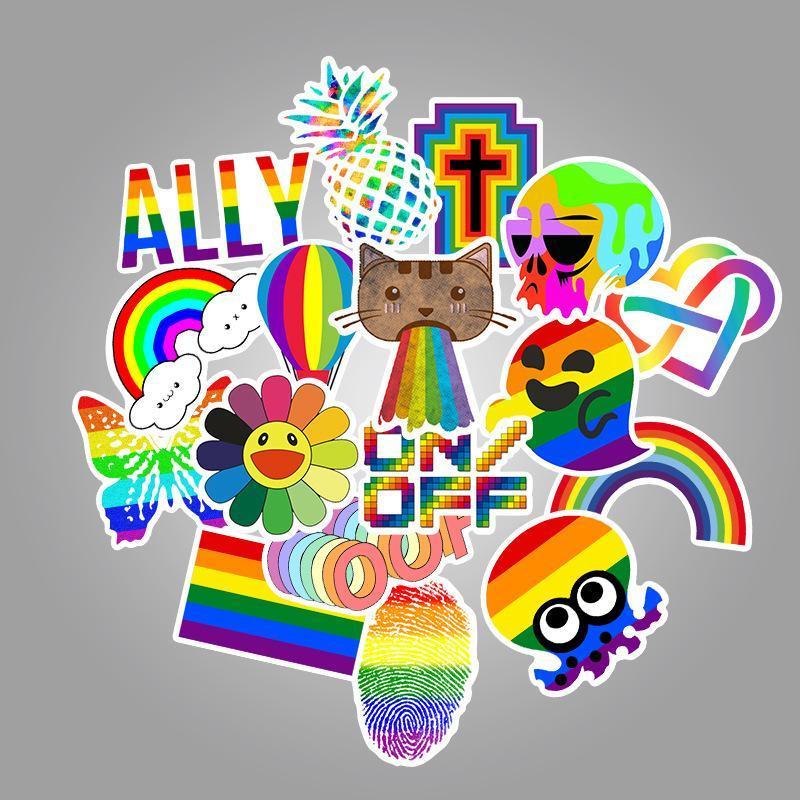 Rainbow Cartoon ( 50 Pcs )