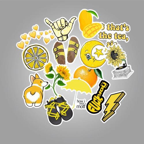 Yellow VSCO ( 50 Pcs )