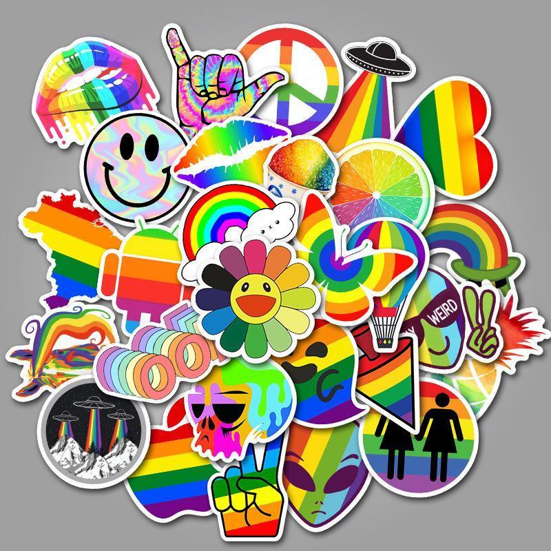 Rainbow Cartoon ( 50 Pcs )
