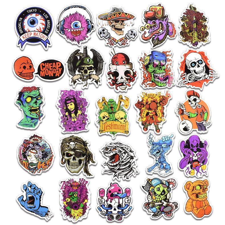 Skull Cartoon ( 50 Pcs )
