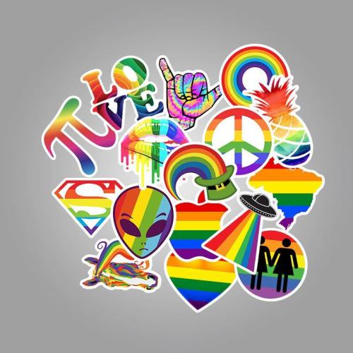 Rainbow Cartoon ( 50 Pcs )