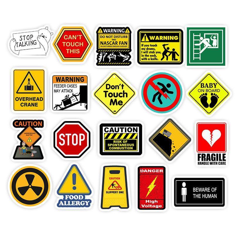 Warning Sign ( 50 Pcs )