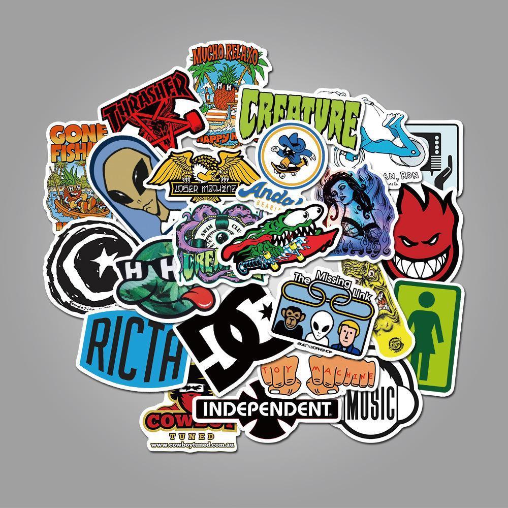 Skateboard Brand ( 50 Pcs )