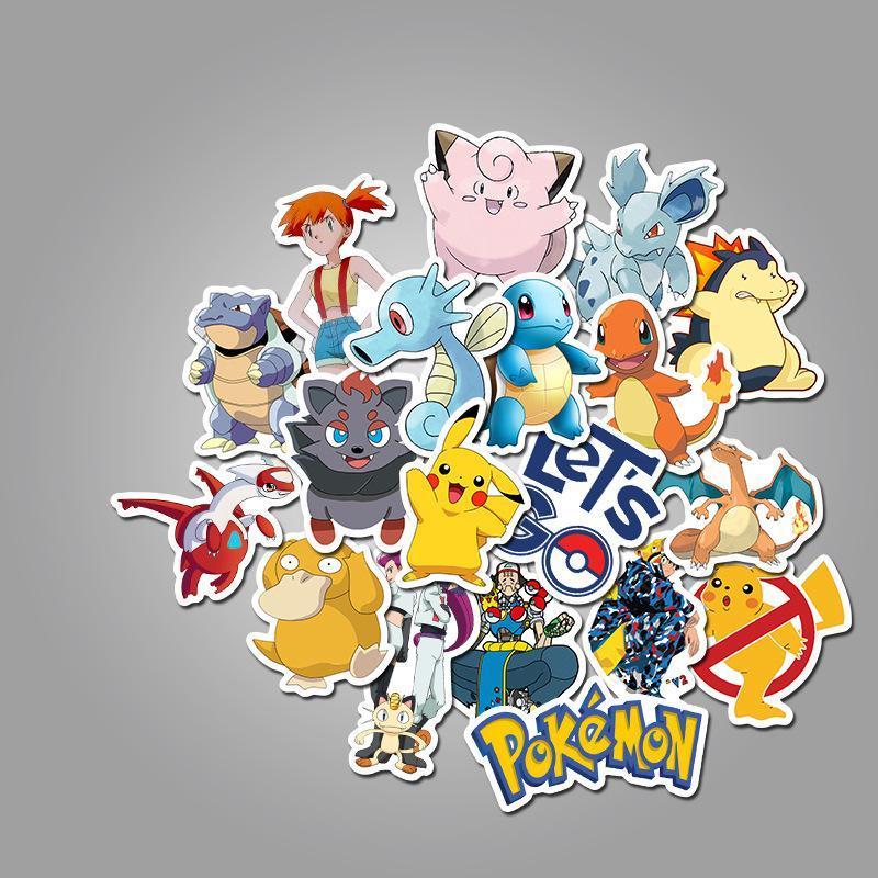 Pokemon Pet Cartoon ( 50 Pcs )