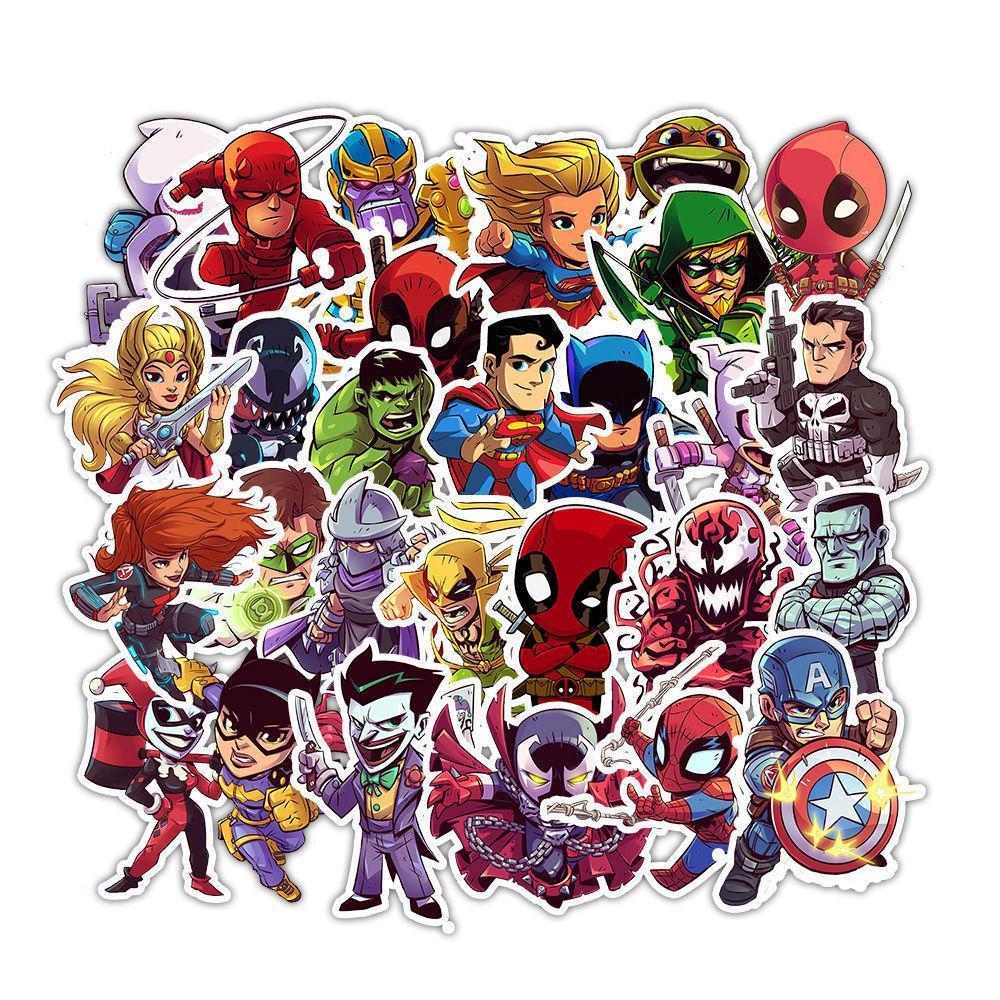 Super Hero Cartoon ( 50 Pcs )