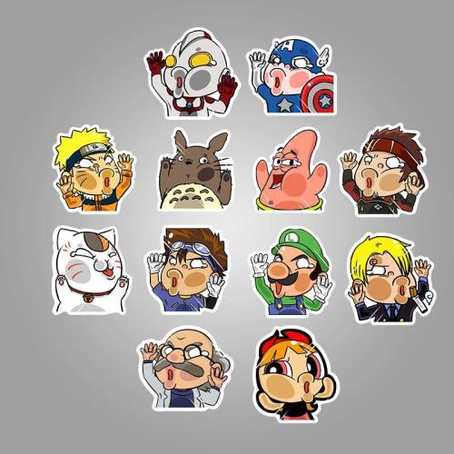Funny Cartoon Character ( 50 Pcs )
