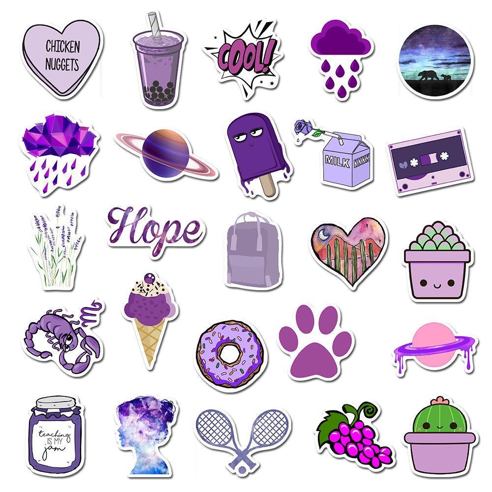 Vsco Purple ( 50 Pcs )